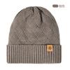 Knitted hat winter women's double-layer velvet cold-proof and warm winter wool pullover hat