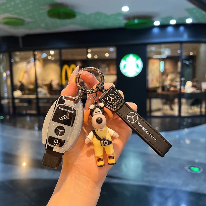 RPO5 Car Alloy Key Case Key Bag Shell Key Chain Mercedes-Benz A C E G S V Class CLA CLS GLA GLC GLE GLK Vito Sprinter SL SLK Viano ML