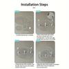 Removable Acrylic Display Stand Sturdy Clear Desktop Storage Rack  Figures