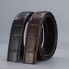 First Layer Cowhide Automatic Belt Men'S Business Crocodile Pattern Dragon Green Belt Wide Waist Seal