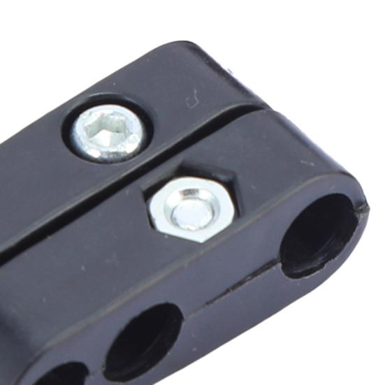 6Pcs/Set Wire Separator Professional Robust Black Spark Plug Cable Divider 7mm