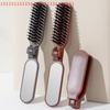 Mane Bristle Hair Brush Foldable Portable Comb With Mirror Pocket Collapsible Travel Massage Hair Styling Tool Salon Gift