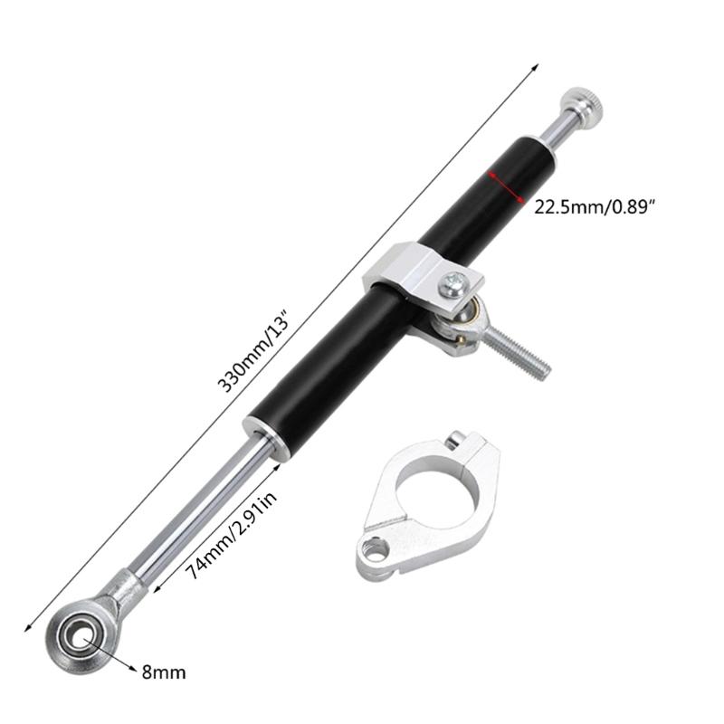 Motorcycle-Damper Steering Stabilize Safety Control for 300R 250R Z300-Z250 ER6N EX300 Z650-Z900RS Universal