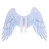 Нетканый материал 3D Крылья Ангела Хэллоуин Марди Гра Тематический костюм для вечеринки Косплей Крылья для детей 5-10 лет