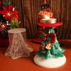 DIY Drip Glue Mold Retro Christmas Tree Candlestick Mold Resin Ornament Silicone Mold