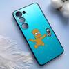 Чехол для телефона The Simpsons для Samsung S25 Ultra S24 S23 S22 S21 S20 Plus Fe Galaxy A54 A53 A34 A25 Силиконовый чехол