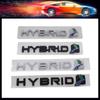3D Premium HYBRID Eco Leaf Sticker Tail Bumper Badge Auto Rear Trunk Emblem Accessories Exterior Decoration