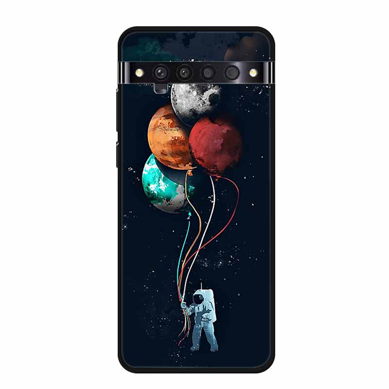 Чехлы для TCL 10 Pro Мягкий ТПУ Силикон Кот Лев Задние Чехлы для TCL 10 Pro T799B T799H Обложка Ударопрочный Funda Capa TCL10Pro 6.47"