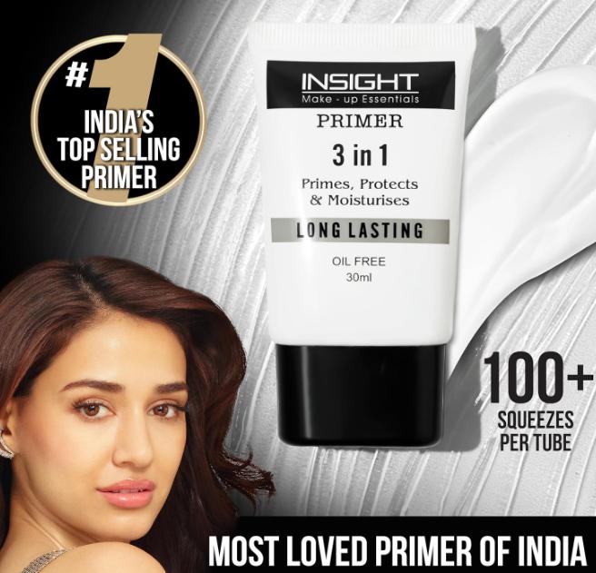 Insight Cosmetics 3 in 1 Primer for Face Makeup, Hydrating, Lightweight & Long- Lasting, All Skin Types, 30ml