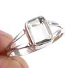 Natural Green Amethyst Gemstone Handmade 925 Solid Sterling Silver Ring S.8 N5k96
