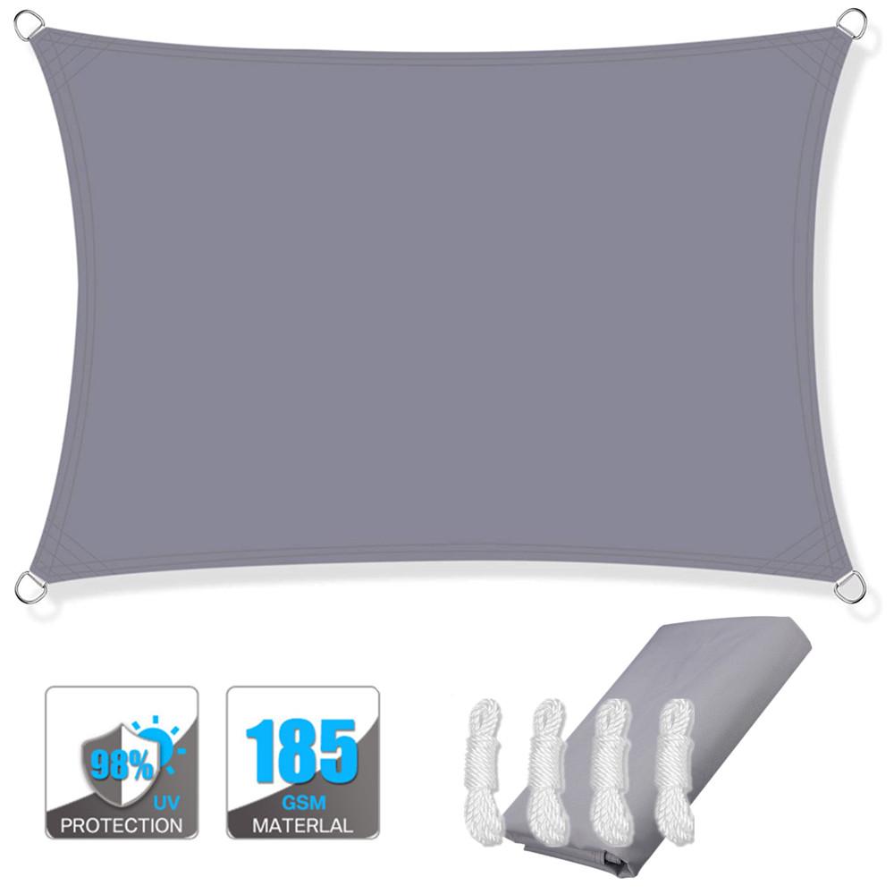 4x2/3/5/6M прямоугольный солнцезащитный парус водонепроницаемый навес от солнца защита от непогоды навес от ультрафиолета для патио балкона садовый тент