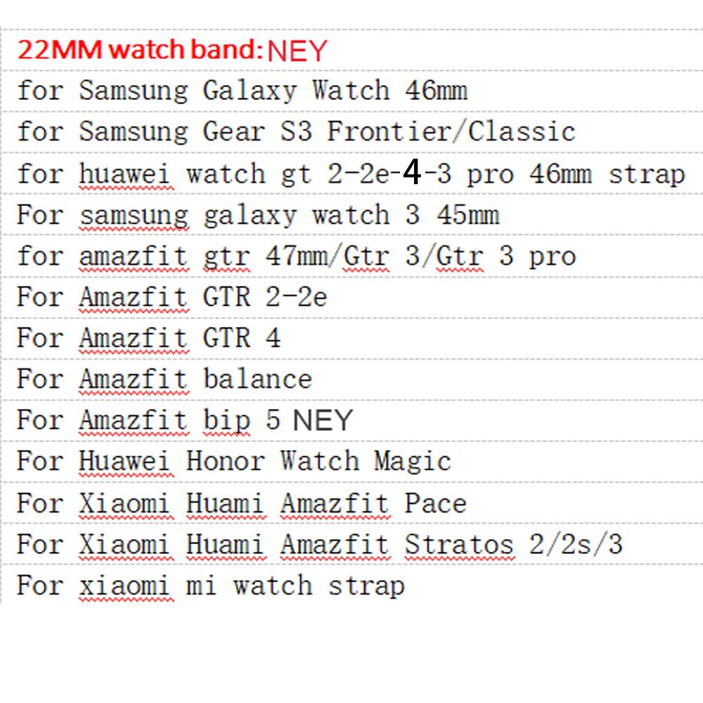 Кожаный ремешок для часов для samsung Galaxy watch 3/Gear S3 frontier 22 мм Ретро ремешок для Amazfit GTR 4-3-3pro-2e/Huawei gt 4-3-2 46 мм