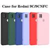 Роскошный жидкий силиконовый чехол для телефона Xiaomi Redmi 9C Nfc 9CNFC Чехлы
