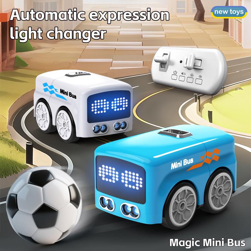 Gesture Induction RC Intelligent Mini Bus Magic Intelligent Remote Control Cartoon Car Senior Smart Electric Vehicle ChildrenToy