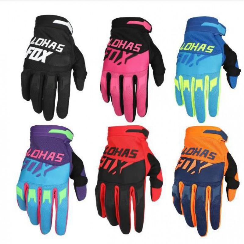 LOHASFOX Full Finger Mountain Bike Gloves Off-Road Cycling Durable Anti-Slip 6 Colors Available