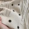 Elegant Double Breasted Vest Cardigan Soft Design Sleeveless Waistcoat Knitted Coat