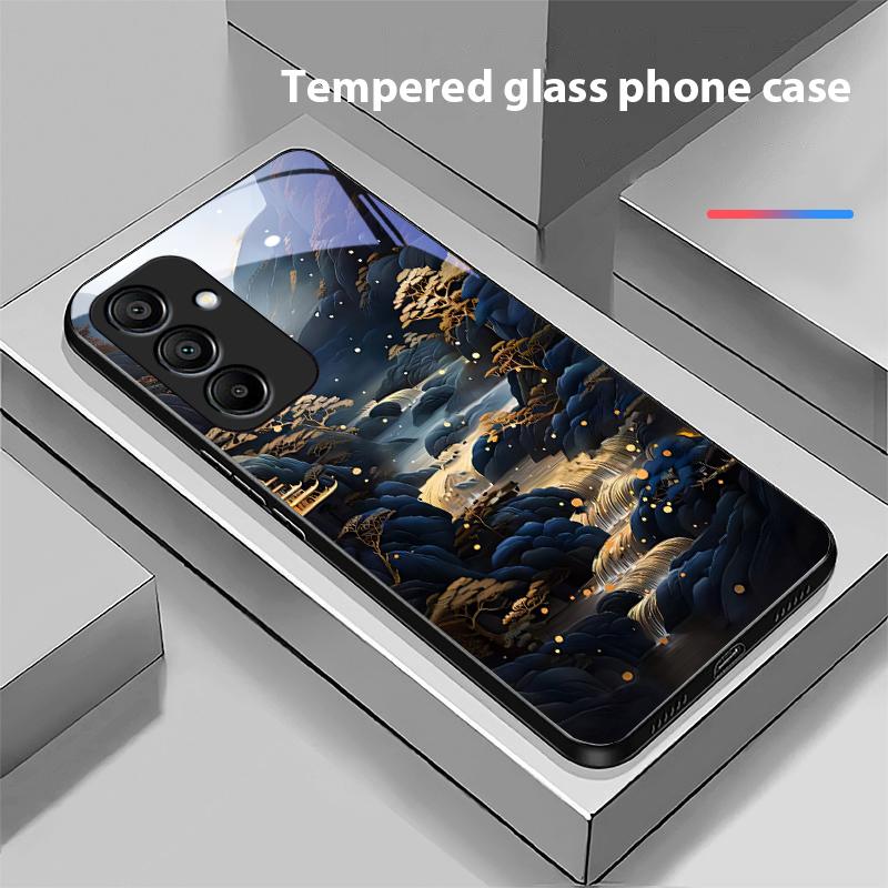 Jubao Basin Water Чехол для телефона из черного закаленного стекла для Samsung Galaxy A15 5G 54 4G 51 50 24 35 90 71 12 51 53 52S 80 22 34