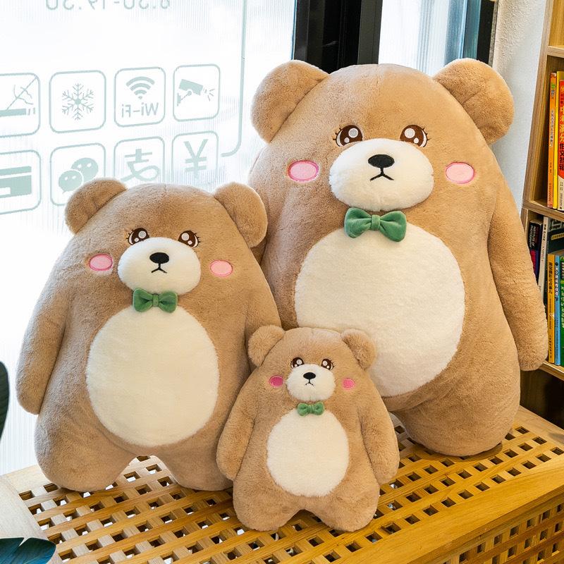 Милая кукла-медведь, бабочка, плюшевая игрушка, медведь для обнимания