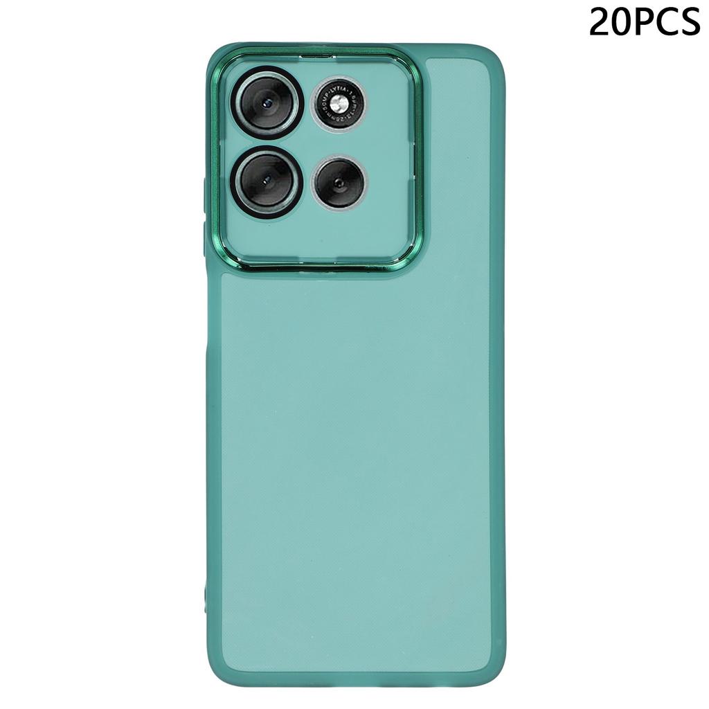Bulk Purchasing 20Pcs For Motorola Moto G56 5G Case Electroplated Camera Frame TPU Phone Cover Precise Cutouts