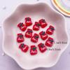 50pcs Resin Mini Colorful Christmas Snowman Tree Snowflower Deer Flat Back Figurines Nail Art DIY Scrapbooks  Accessories
