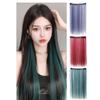 Multiple Color Wig Pieces, Invisible Fixing Clips, Vertical Hair Extensions, Suitable for Women's Daily Use and Other Occasions