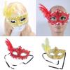 Masquerade Mask Wedding Carnival Party Performance Costumes Sex Lady Lace Mask Venice Feather Sexy Halloween Mask Gift