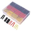 800 Pcs Heat Shrink Tubing Red Yellow Black Shrinkable Insulated Wire Cable Protection Sleeves
