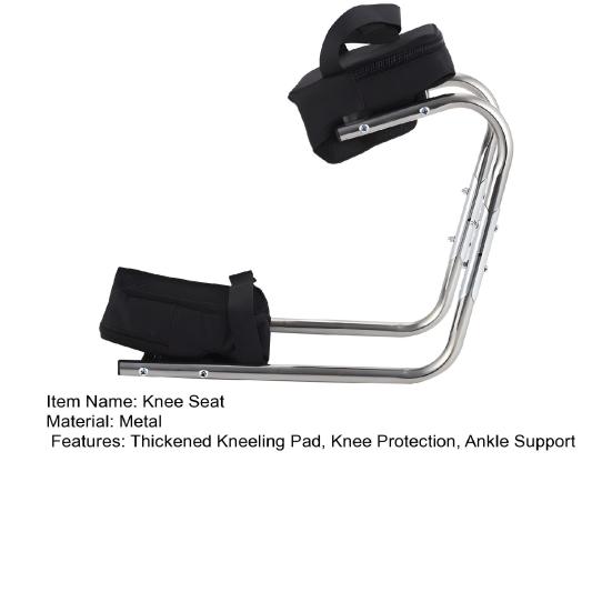 Сиденье из нержавеющей стали для коленей, уменьшающее онемение ног, защита коленей, эргономичное сиденье для садоводства и фермерских работ