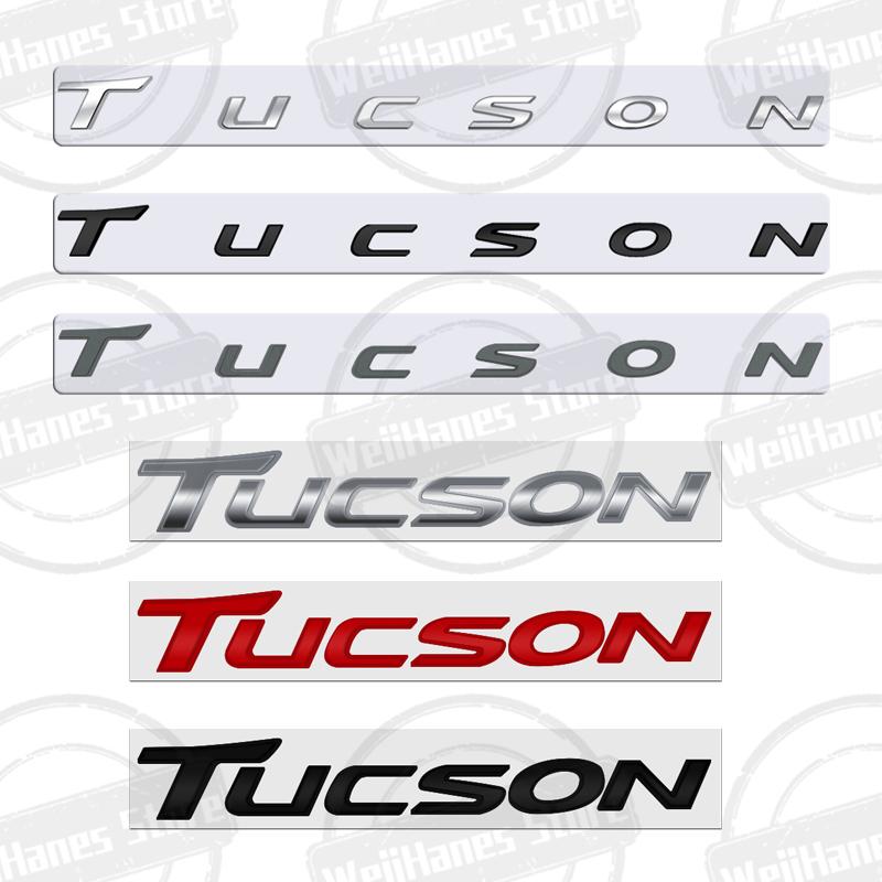 1 шт. ABS 3D Для Tucson Логотип Наклейка на капот автомобиля Буквенный логотип Наклейка на кузов заднего багажника автомобиля Эмблема Аксессуары