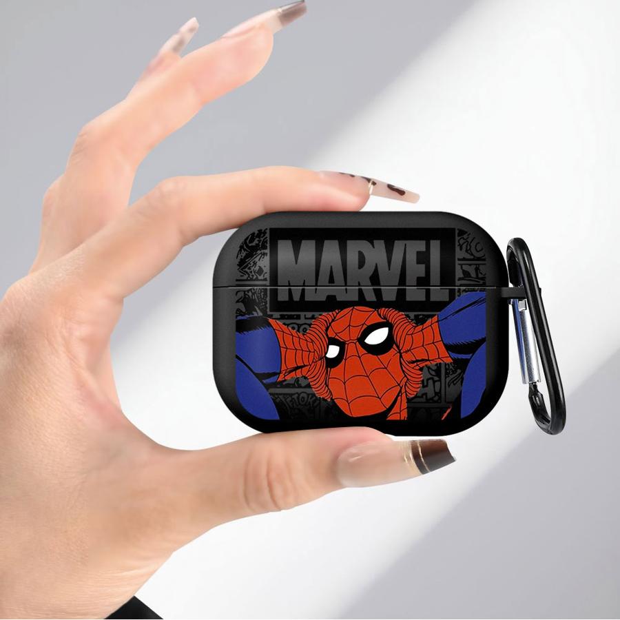 Чехол Marvel Человек-Паук для Airpods Pro3 Pro 1 4 3 Pro2 2 Мягкий Чехол-Защита для Наушников