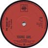 7-дюймовая пластинка GARY PUCKETT & THE UNION GAP - Young Girl 3365 CBS 1968 Великобритания Рок Б/У