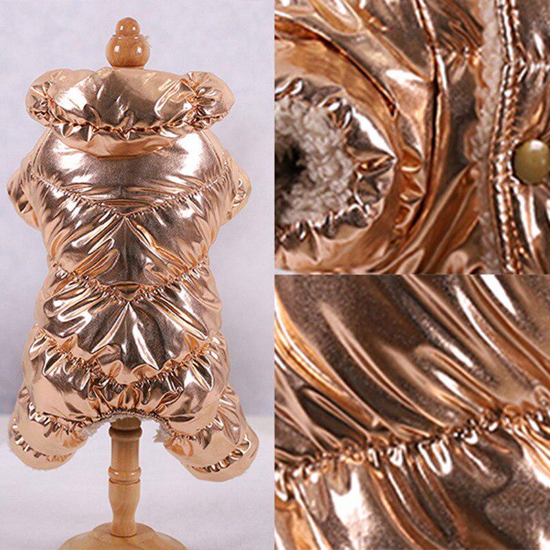 Warm Winter Dog Clothes Collar Windproof Overalls for Dogs Down Coat Waterproof Thicken Parka Dog Jumpsuit Puppy Outfit CUTE