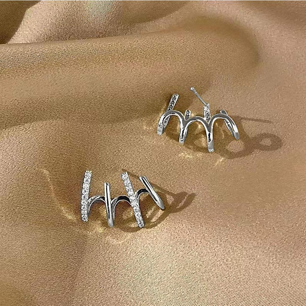 Zircon Irregular Earrings