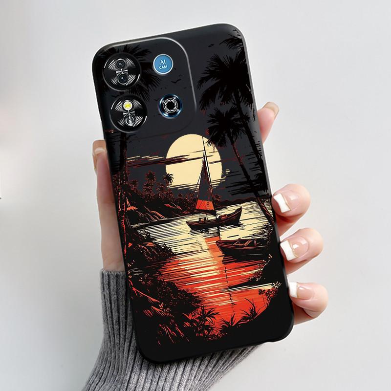 Для Oukitel C57S C57 Pro Plus Ultra Чехол BLU J12 Задняя крышка Милое Сердце Любви Кролик Черный ТПУ Мягкий Силикон Защитный Чехол для Телефона