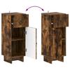 Bathroom Storage Cabinet EDE Smoked Oak 30 x 31 x 80 cm