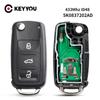 Дистанционный ключ KEYYOU 5K0 837 202 AD для VW/VOLKSWAGEN Beetle/Caddy/Eos/Golf/Jetta/Polo/Scirocco/Tiguan/Touran/UP 433 МГц