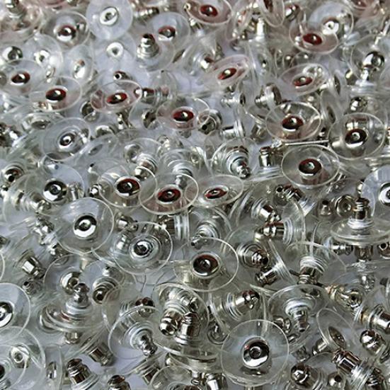 Новые 50 шт. заглушки для серег с подушечками для ювелирных изделий