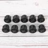 10/20Pcs ON/OFF Round Rocker Dot Switch Black Illuminated Car Dashboard Dash Boat Rocker 2Pin Toggle Switches Car Accessories