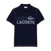 Lacoste Мужская футболка-поло из органического хлопка с принтом