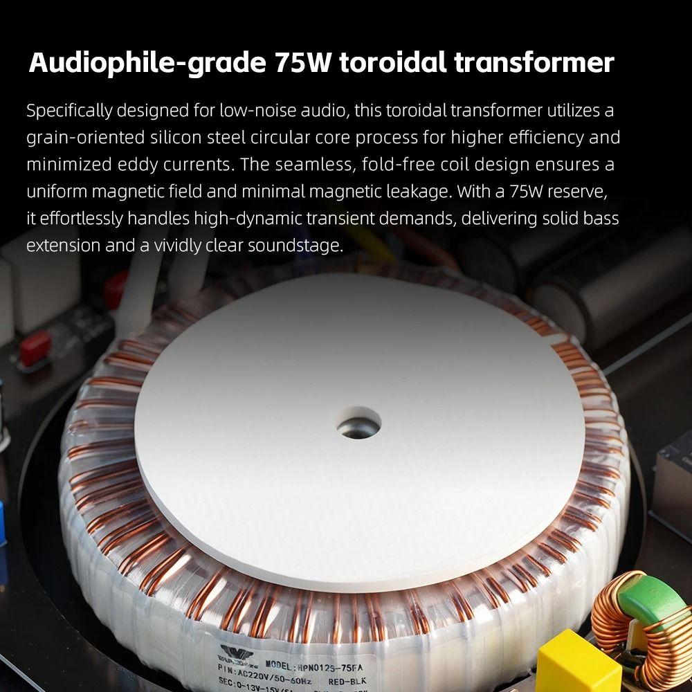 FiiO Darkside Pro Noise-Reducing Linear Power Supply for K13 R2R Desktop DAC Amplifier