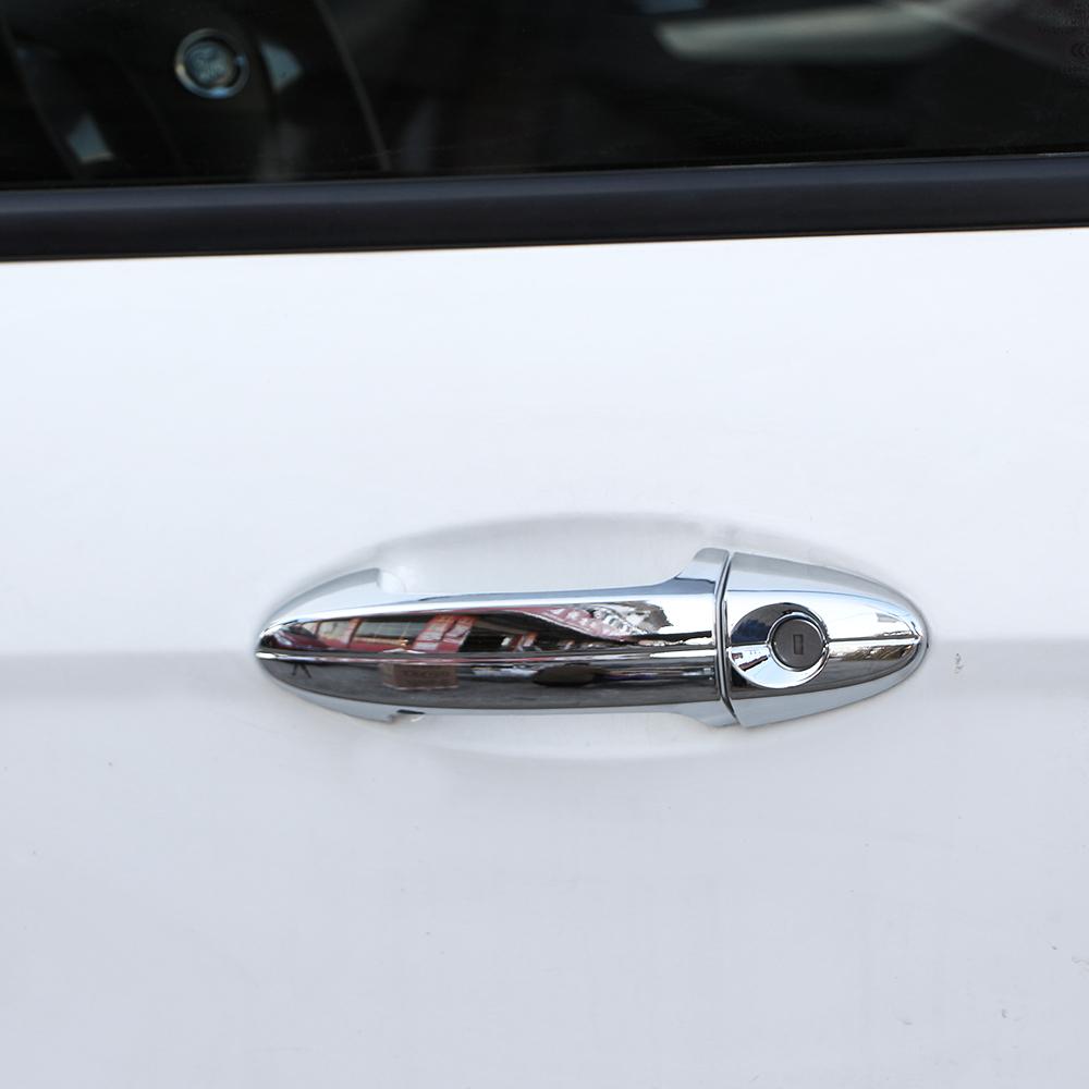Door Bowl Protector Cover Anti-scratches Outer Door Handle Covers Sticker for Ford Ecosport 2018 - 2022 ABS Accessiores