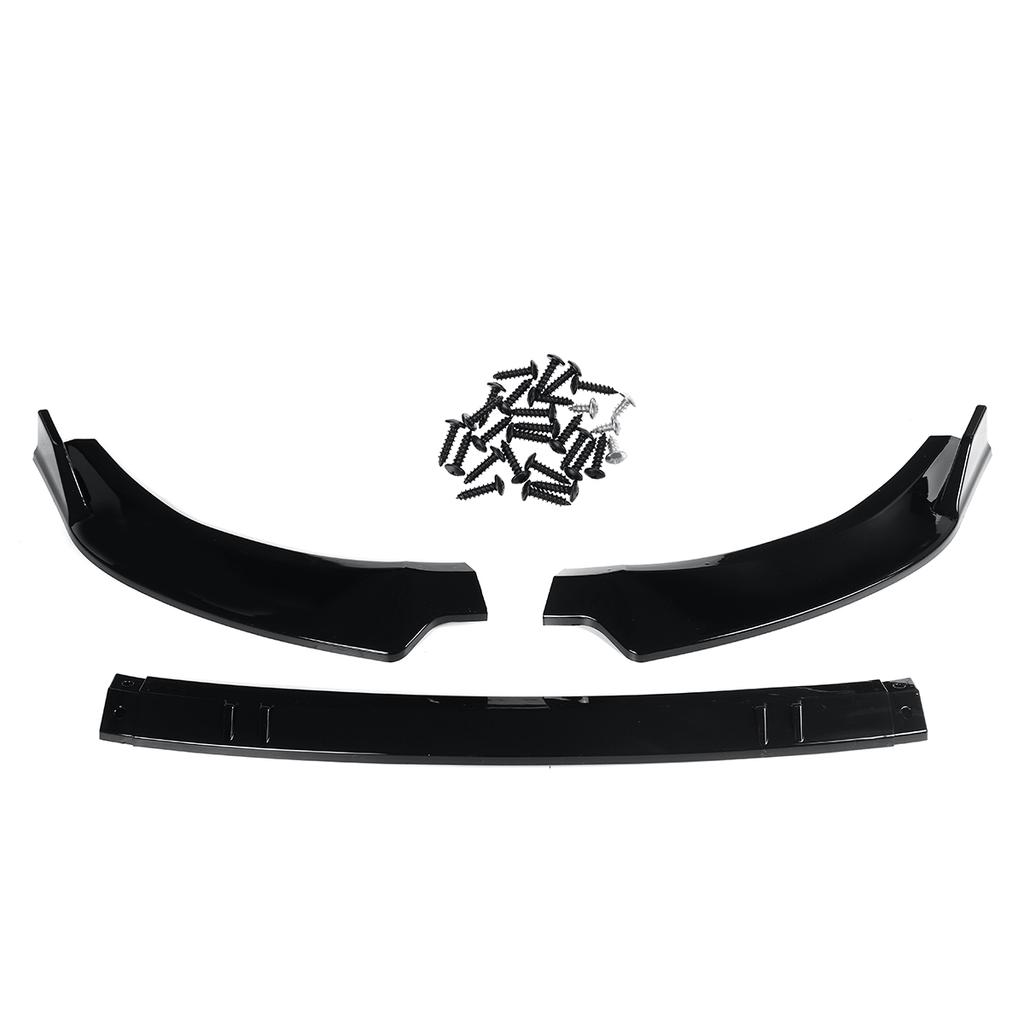 3шт передний бампер спойлер сплиттер крышка отделка кузова комплект для VW для Golf MK8 R-Line 2020-2021 глянцевый черный