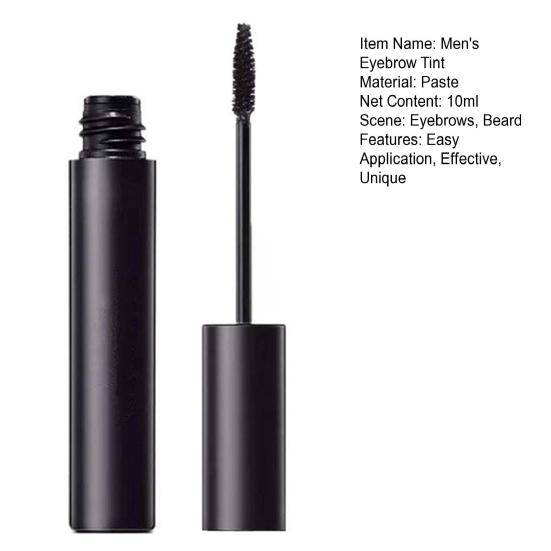 10 мл Мужская краска для бровей Мужская борода Цвет бровей Более четкий вид Легко наносится и удаляется Мужская краска для бровей