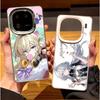 Для IQOO 15 Ultra/15R/13/Z11/Z10/Z9 Turbo "Lynae" Жесткая задняя панель с мягким бортиком Чехол для телефона / IQOO Neo 11/Neo 10 Z9 Turbo Z10X Neo 9 Pro Ударопрочный чехол IQOO