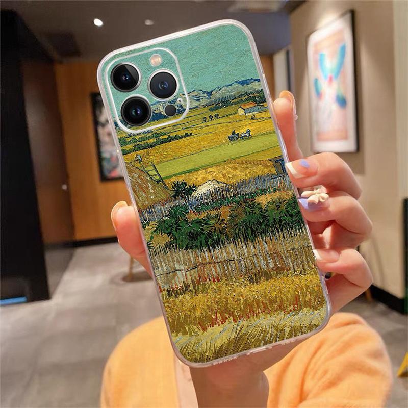 Vincent Van Gogh Art Phone Case For iPhone 17 Pro Max Air 16 15 14 13 Pro Max 15 16 Pro 15Plus