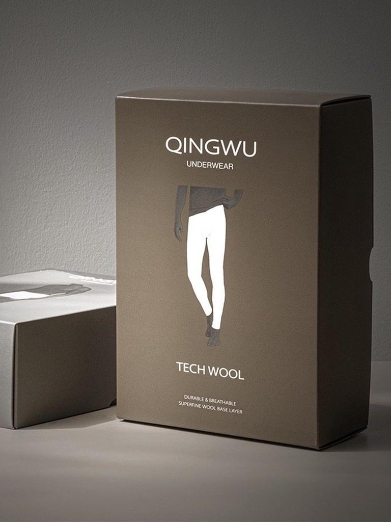 Base Layer Merino and Innerwear for Hiking SUPMENG-TJ Men's Tights, 100% Wool, Warm, Breathable, Antibacterial, Odor-Resistant, Cold-Weather