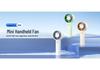Handheld Mini Fan: Portable Silent USB Rechargeable Electric Fan for Desktop and Outdoor Use