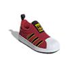 adidas Оригинальные Superstar 360 Wtr C Прочные Дышащие Низкие Детские Кеды для Скейтбординга Детские кроссовки Красный Черный EE6417
