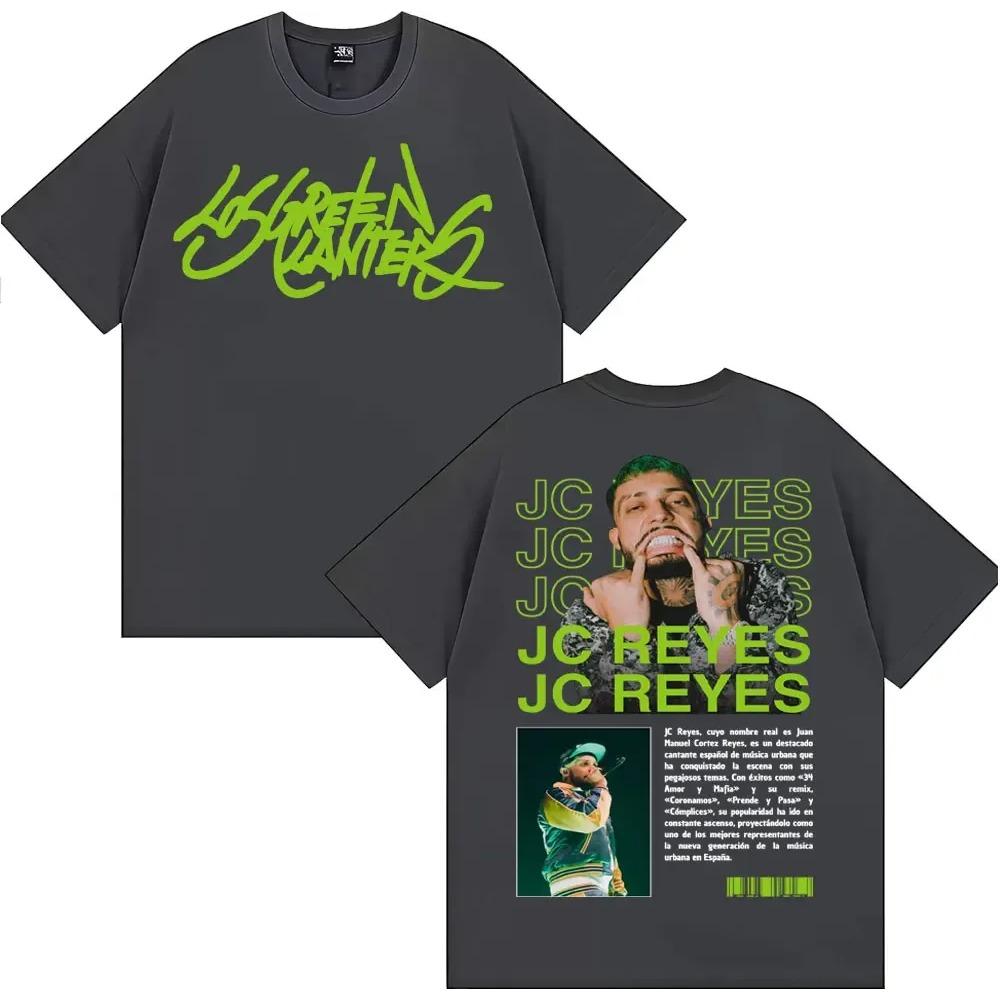 Rapper Jc Reyes Album Tour 2025 Graphic T Shirts Men Women Fashion Hip Hop Retro T Shirt Fashion Casual  Oversized T-shirt