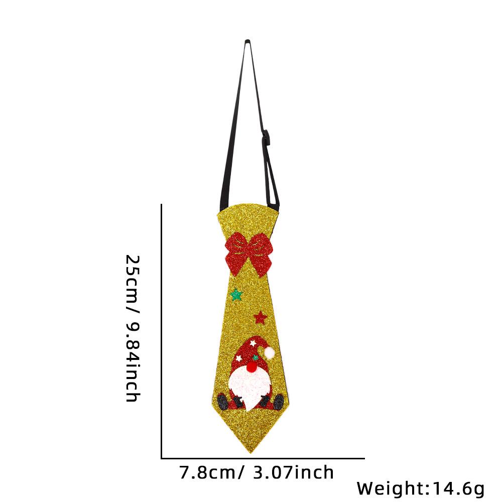Фетровые Рождественские Украшения-Галстуки - Снеговик, Олень, Декор Рождественской Елки